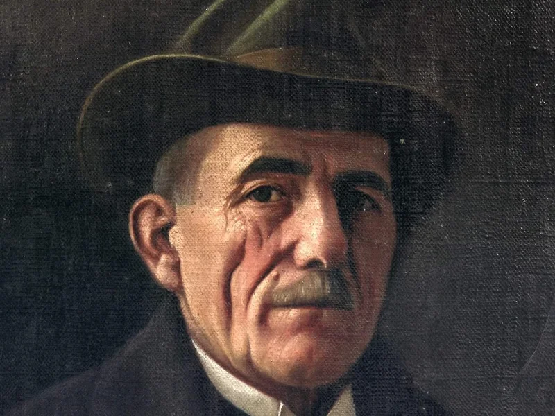 1860-Kolë Idromeno - Autoritratto